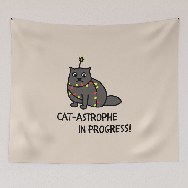 Item preview, Kitty Cat Art: Cat-astrophe in Progress! designed and sold by GiveMeMood.