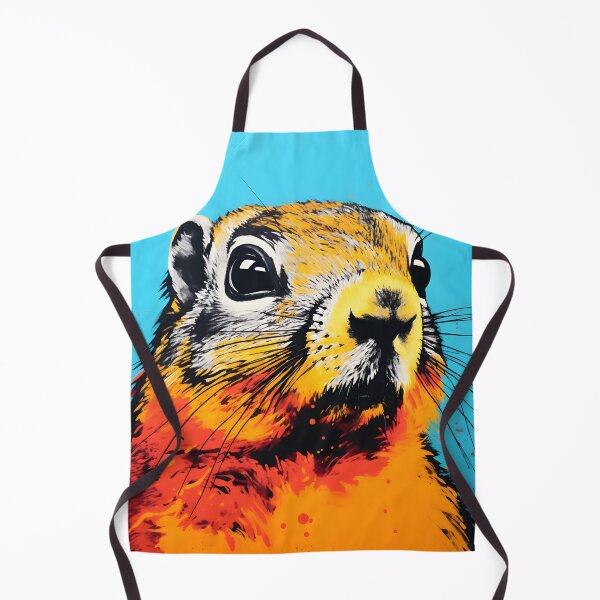 Item preview, Ground Squirrel portraits art. animal colorful. Animal throw pillow. designed and sold by formform.