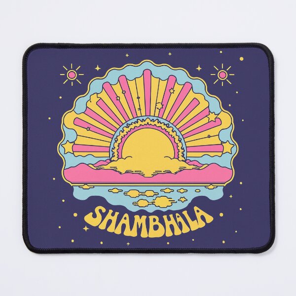 Item preview, Sun Over the Water - Shambhala - Bright Colors, Clean Lines - 60's Mod Style designed and sold by Loving Nature Gifts.