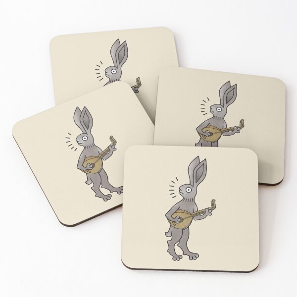 Item preview, The Troubadour Rabbit designed and sold by MargiKnights.