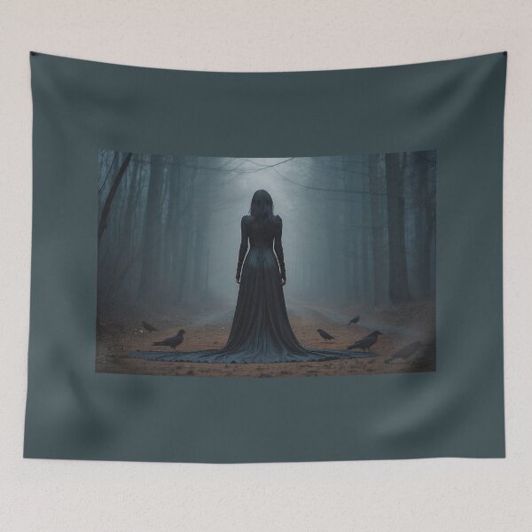 Item preview, Elegant gorgeous Raven woman designed and sold by Fantasymachine.