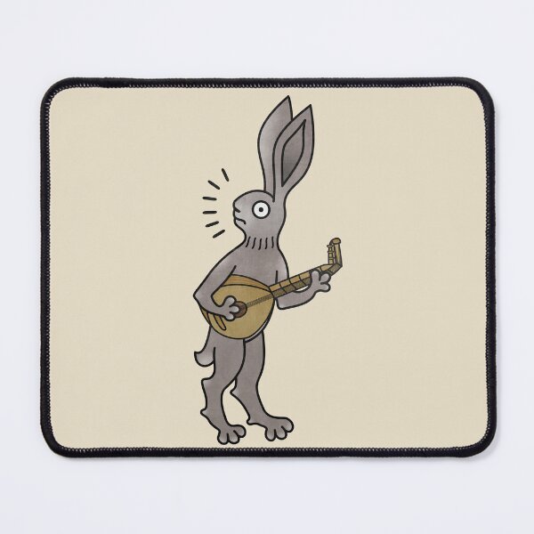 Item preview, The Troubadour Rabbit designed and sold by MargiKnights.