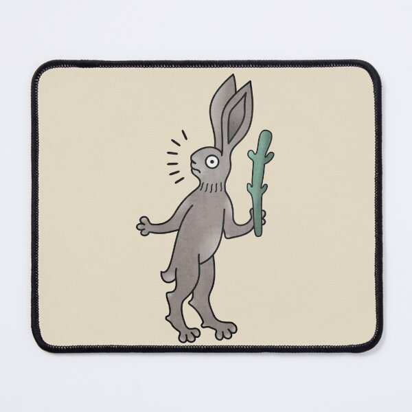 Item preview, Rabbit with a stick designed and sold by MargiKnights.