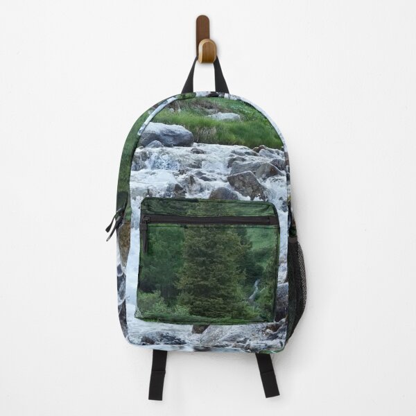 Item preview, Flowing Mountain River on Mountainside designed and sold by RelaxingEscapes.
