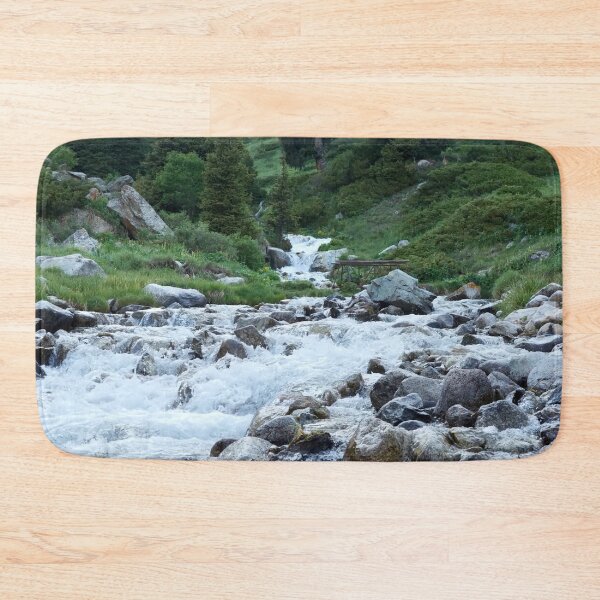 Item preview, Flowing Mountain River on Mountainside designed and sold by RelaxingEscapes.