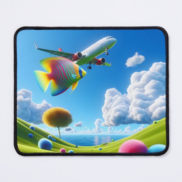 Item preview, Frutiger Aero Fish and Plane designed and sold by gustavotiano.