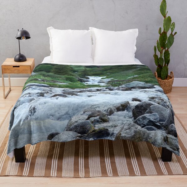 Item preview, Flowing Mountain River on Mountainside designed and sold by RelaxingEscapes.