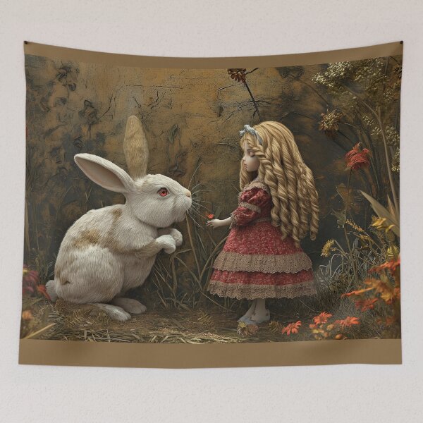 Item preview, Alice and the White Rabbit designed and sold by Lucid Imagined.