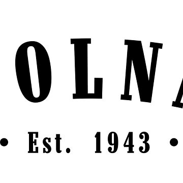 Artwork thumbnail, Solna Stockholm Est. 1943 Black Letter Sweden by establishedwear