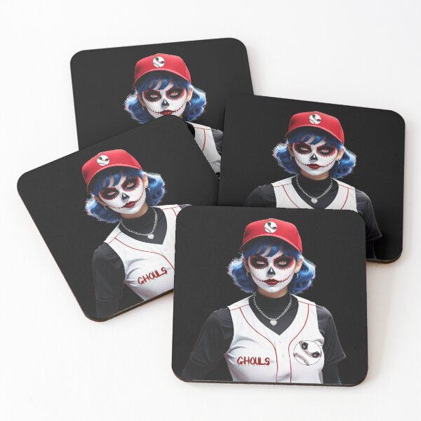 Artikelvorschau, Ghouls – Weibliches Baseballteam entworfen und verkauft von FatCatStudios.