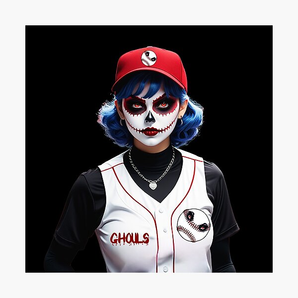 Item preview, Ghouls - Female Baseball Team designed and sold by FatCatStudios.