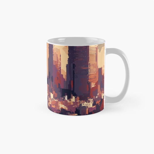 Item preview, Tokyo Japan cityscape Impressionism Painting designed and sold by TomFrontierArt.