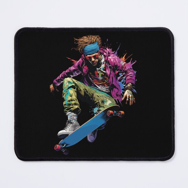 Item preview, Skateboarder in flight designed and sold by NickChe.