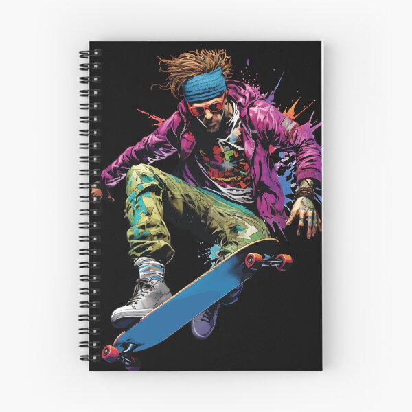 Item preview, Skateboarder in flight designed and sold by NickChe.