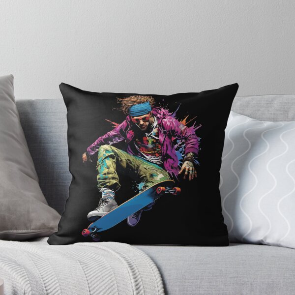 Item preview, Skateboarder in flight designed and sold by NickChe.