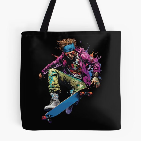 Item preview, Skateboarder in flight designed and sold by NickChe.
