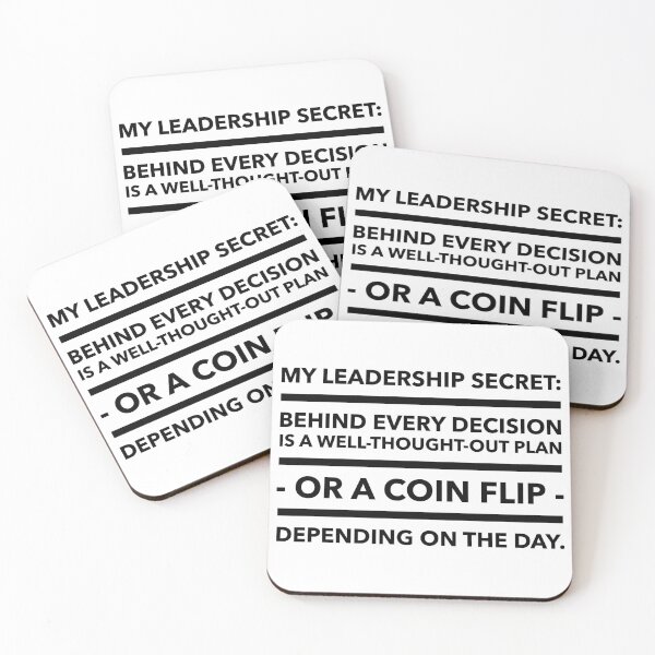 Item preview, Funny Leadership Saying - Ideal Quote For Leader, Gift For Boss or One Who Leads designed and sold by Soaring Eagle.