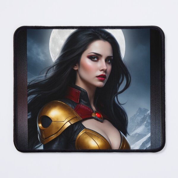 Item preview, Portrait Of Rayne Thaela Beautiful AI Concept Art Portrait by Xzendor7 designed and sold by Xzendor7 Digital Art Creations.