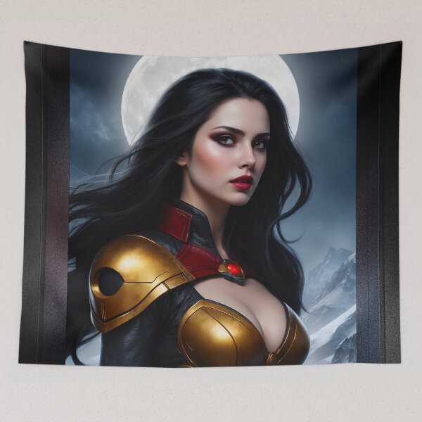 Item preview, Portrait Of Rayne Thaela Beautiful AI Concept Art Portrait by Xzendor7 designed and sold by Xzendor7 Digital Art Creations.