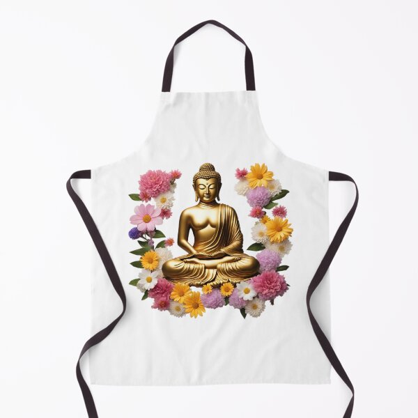 Item preview, Gold Budda and flowers designed and sold by MyCraftForYOU.