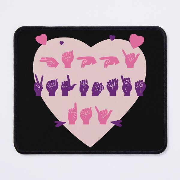 Item preview, ASL Happy Valentine's Day II designed and sold by Lemon Pepper.