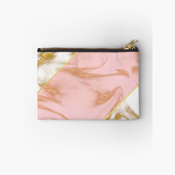 Item preview, Marble abstract - white with pink gold sash designed and sold by tqueen.