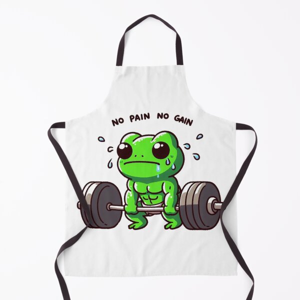 Item preview, No Pain No Gain: Muscle Frog designed and sold by LemuellTrends.