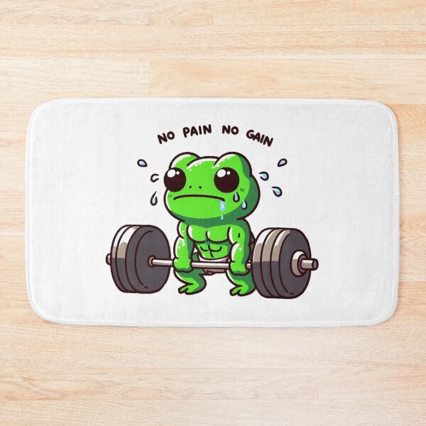 Item preview, No Pain No Gain: Muscle Frog designed and sold by LemuellTrends.
