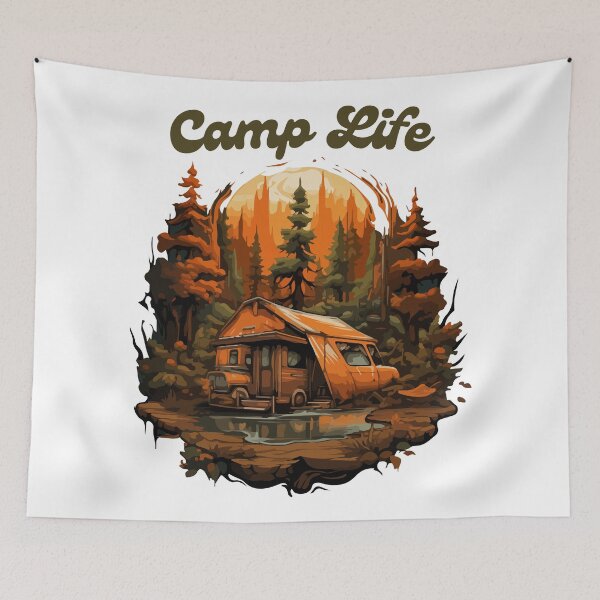 Item preview, Cozy Campfire Retreat designed and sold by -DEEWOLF-.