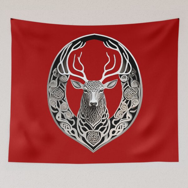 Item preview, Beautiful Noble Stag Celtic Knot - Its Just jaw-dropping designed and sold by 9000MilesToHome.