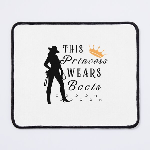 Item preview, This princess wears boots cowgirl horseshoes designed and sold by Lady-Frost.