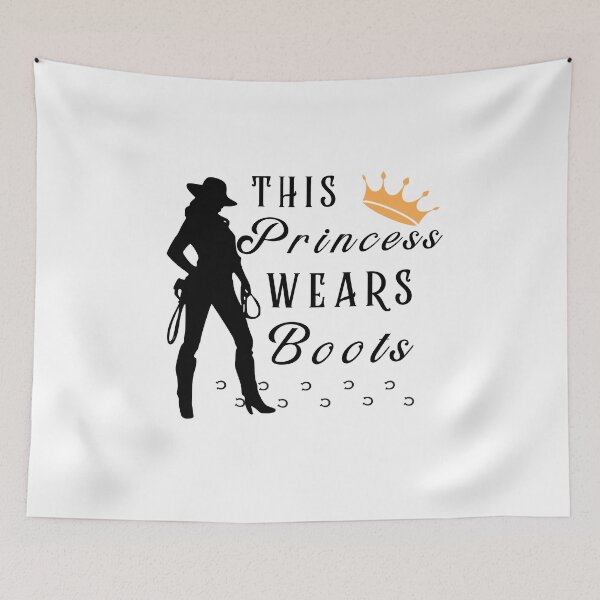 Item preview, This princess wears boots cowgirl horseshoes designed and sold by Lady-Frost.