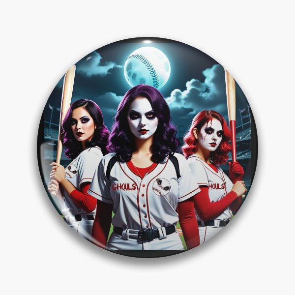 Item preview, Ghouls - Female Baseball Team designed and sold by FatCatStudios.