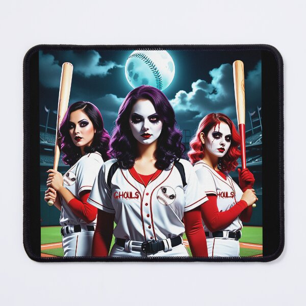 Item preview, Ghouls - Female Baseball Team designed and sold by FatCatStudios.