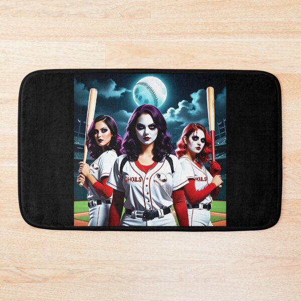 Artikelvorschau, Ghouls – Weibliches Baseballteam entworfen und verkauft von FatCatStudios.