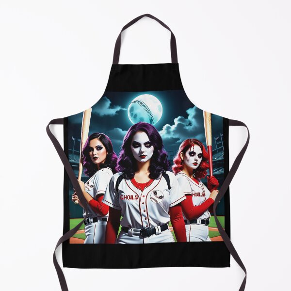 Item preview, Ghouls - Female Baseball Team designed and sold by FatCatStudios.