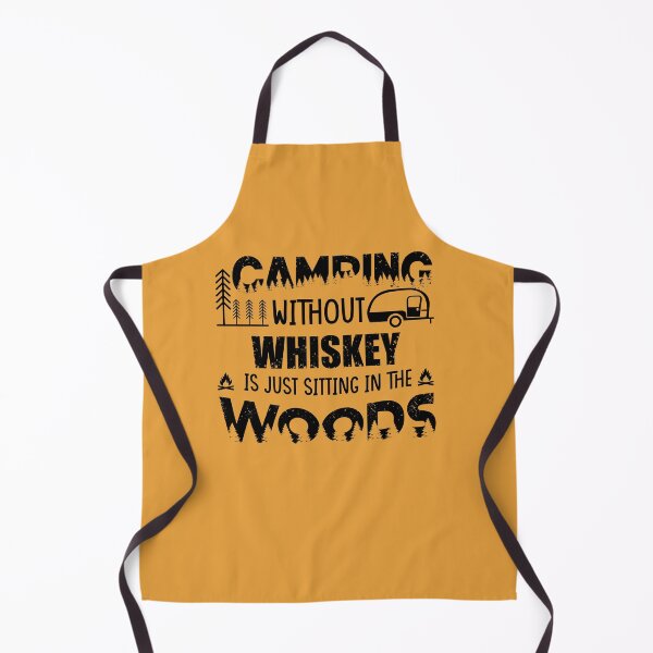 Item preview, Funny camping and whiskey sayings and camper quotes designed and sold by Alexaltay.