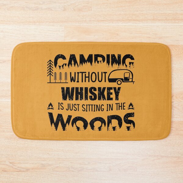 Item preview, Funny camping and whiskey sayings and camper quotes designed and sold by Alexaltay.