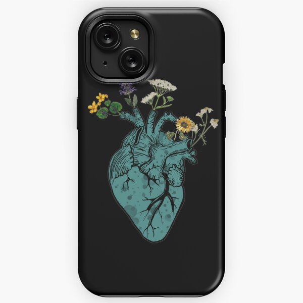 Carcasa para iPhone SE (2020), 7 y 8, diseño de corazón anatómico, diseño  retro