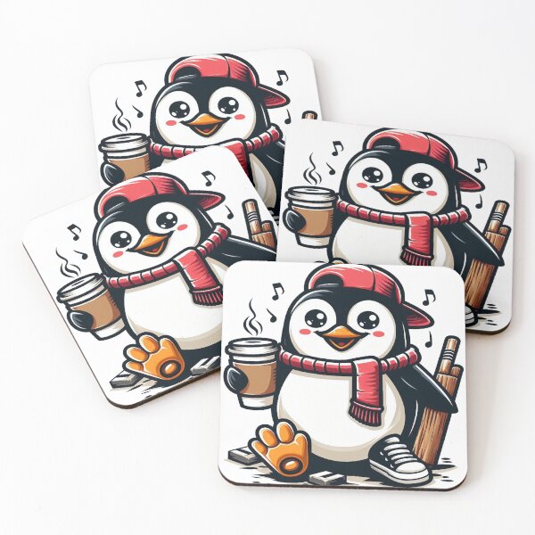 Item preview, Chill Vibes Only: Penguin Paradise designed and sold by maheart83.
