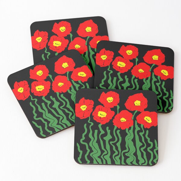 Item preview, Giggling poppies designed and sold by Flowersonstuff.