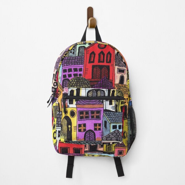 Item preview, Hand Drawn Uptown Cityscape designed and sold by Curraleigh Crafts.