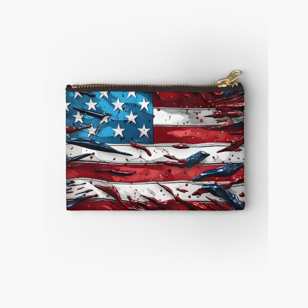Item preview, Pop Art Patriotic American flag digital print  designed and sold by dcrc.