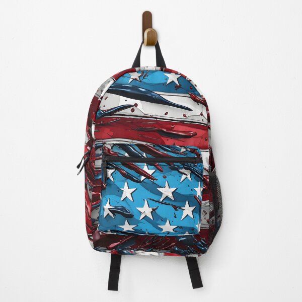 Item preview, Pop Art Patriotic American flag digital print designed and sold by dcrc.