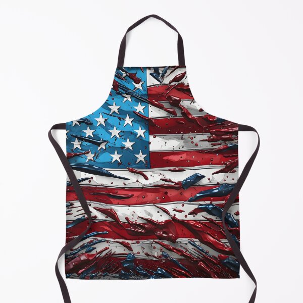 Item preview, Pop Art Patriotic American flag digital print designed and sold by dcrc.