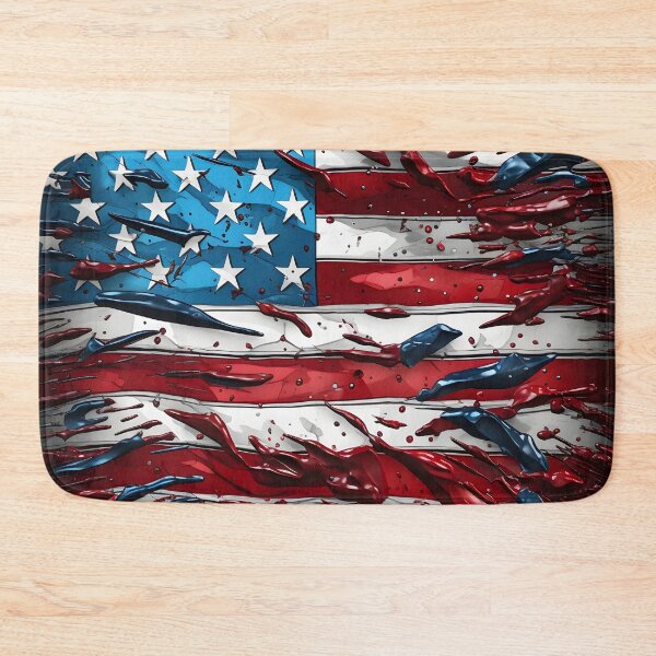 Item preview, Pop Art Patriotic American flag digital print  designed and sold by dcrc.