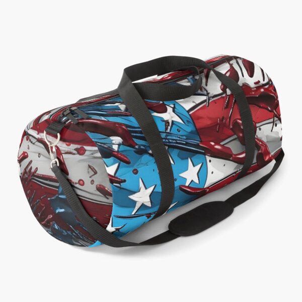 Item preview, Pop Art Patriotic American flag digital print  designed and sold by dcrc.