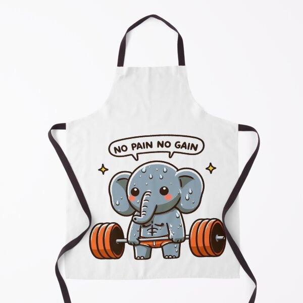Item preview, No Pain No Gain: Muscle Elephant designed and sold by LemuellTrends.