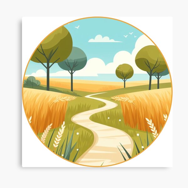 Vista previa del artículo con la obra «Paisajes: Camino.», diseñado y vendido por amcoraq.