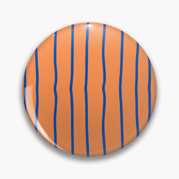 Item preview, Blue and orange striped pinstripe  designed and sold by CandyVenom.
